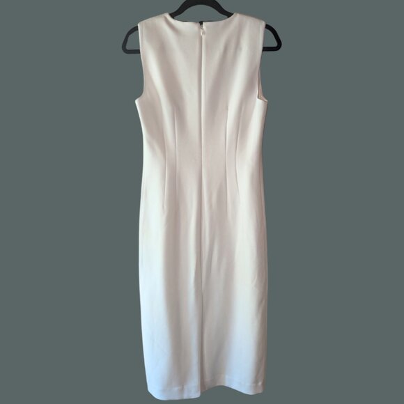 J. Crew Interview Dress in Ultra White 4-Season Stretch - New Condition - Picture 2 of 3